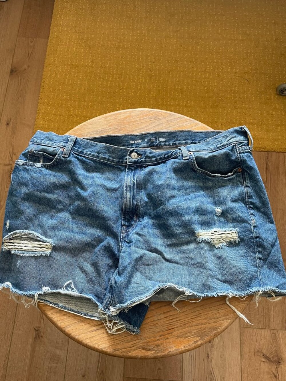 Old Navy High Rise Booty Shorts with Aesthetic Rips